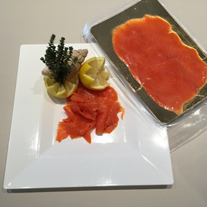 Zalmfilet Sockeye wild gerookt pak 100 gr.